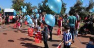 CHP Ahmet bebek için mavi balon uçurdu