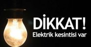 Dikkat! Alanya'da elektrik kesintisi var