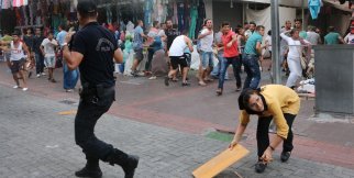 TERÖR ÖRGÜTÜ PKK PROTESTO EDİLİYOR